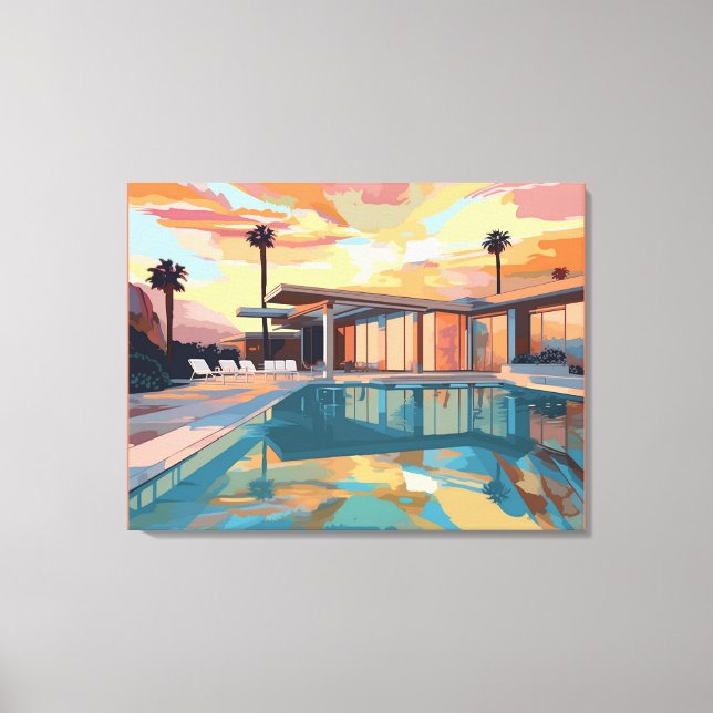 DESERT LEVANDE DESIGN #1 CANVASTRYCK (Framsida)