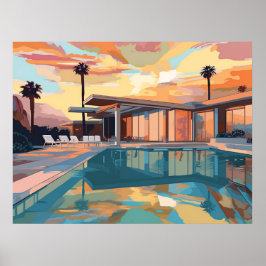 DESERT LEVANDE DESIGN #1 POSTER