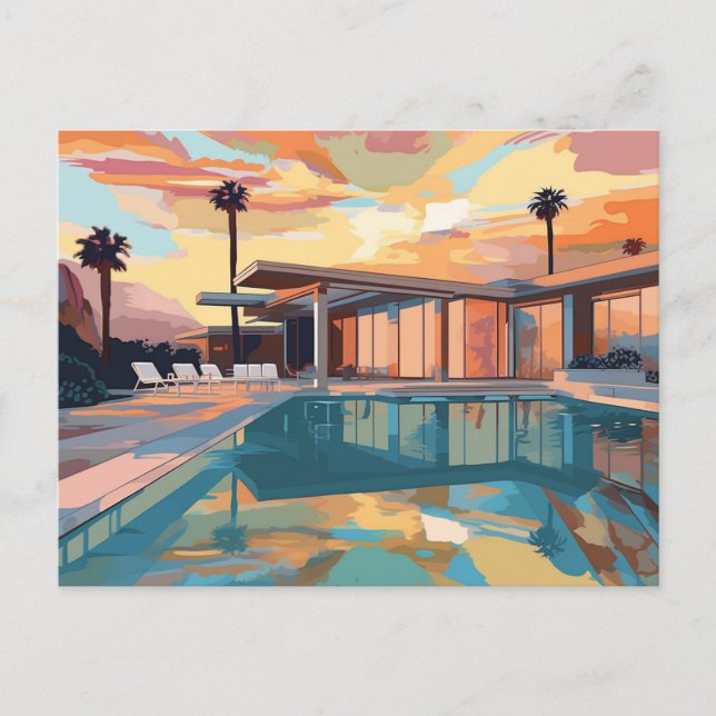 DESERT LEVANDE DESIGN #1 VYKORT (Framsida)