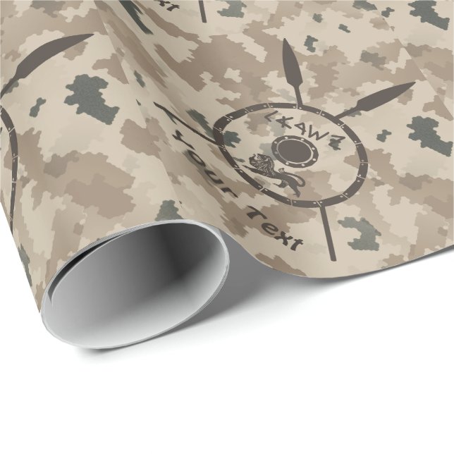 Desert Maccabee Shield och Speeds Presentpapper (Rullad Hörn)