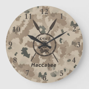 Desert Maccabee Shield och Speeds Stor Klocka