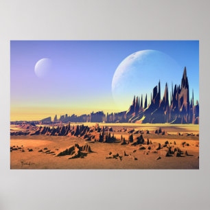 Desert måne poster