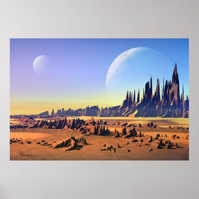 Desert måne poster (Framsidan)