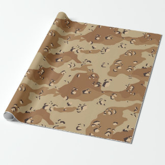 Desert Military Camouflage Mönster Presentpapper