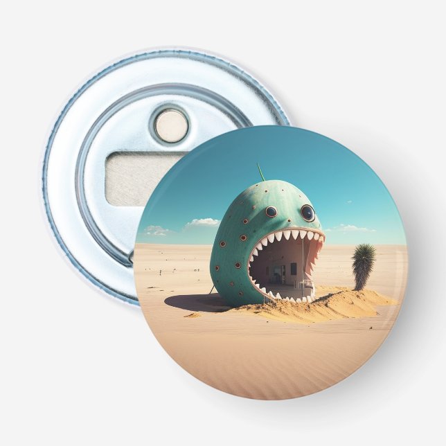 Desert monster house flasköppnare (Framsidan)