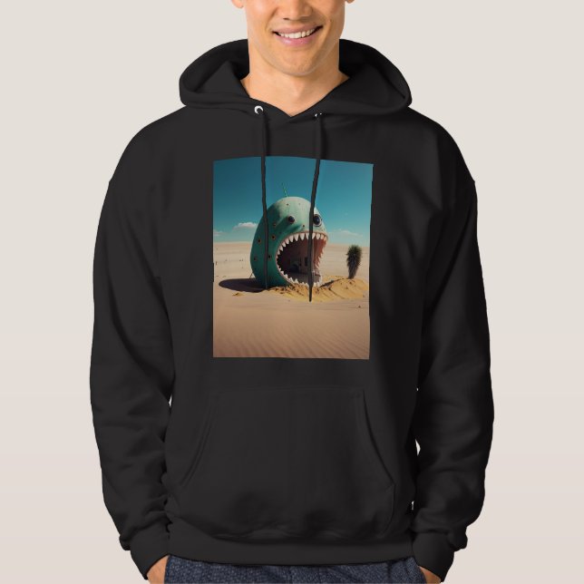 Desert monster house hoodie (Framsida)