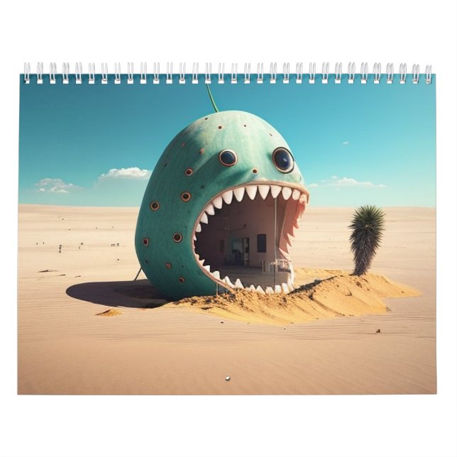 Desert monster house kalender (Omslag)
