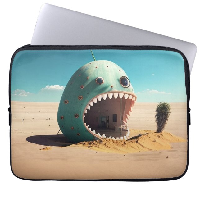Desert monster house laptop fodral (Framsidan)