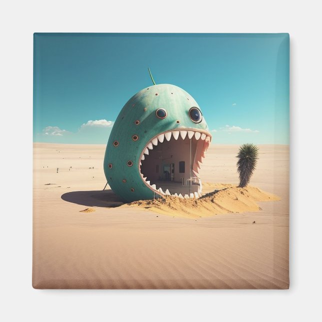 Desert monster house magnet (Framsidan)
