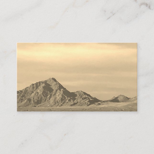 Desert Mountain Visitkort (Framsida)
