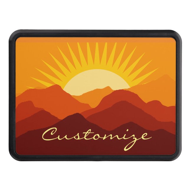 Desert Mounts Sunset Thunder_Cove Dragkroksskydd (Framsidan)