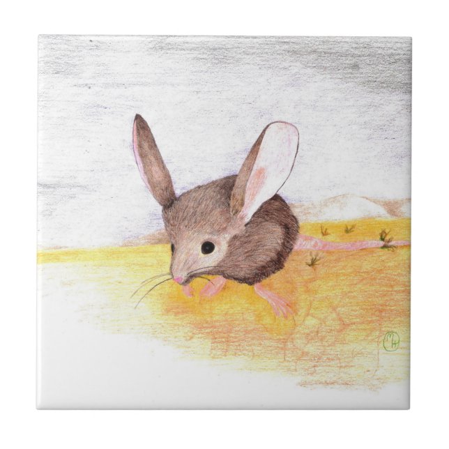 Desert Mouse Kakelplatta (Framsidan)