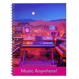 Desert Music Studio Anteckningsbok