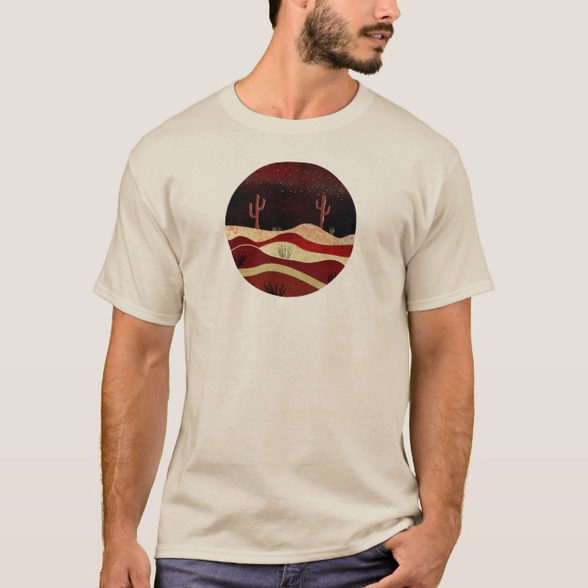 Desert Night T Shirt (Framsida)
