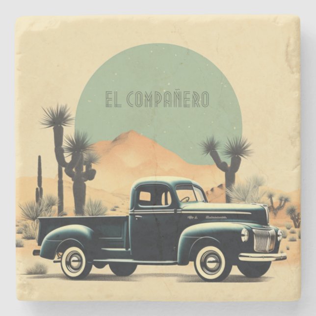 Desert Nocturne Voyage Stenunderlägg (Framsidan)