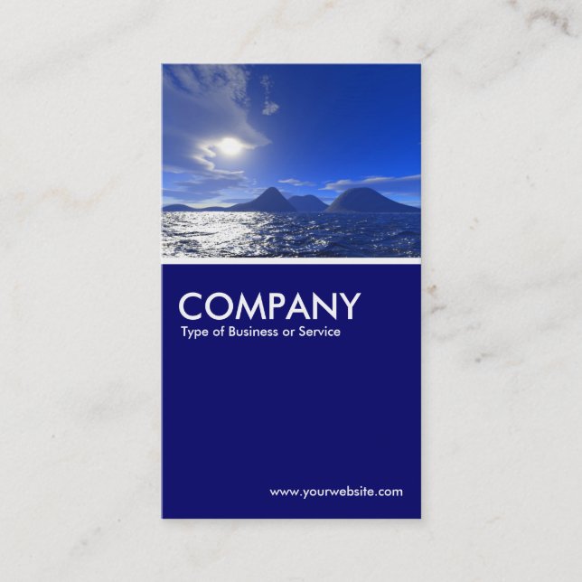 Desert-öarna Visitkort (Framsida)