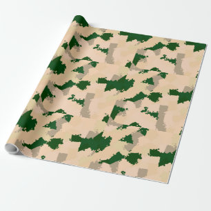Desert Oasis Camo Presentpapper