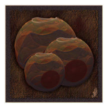 Desert Oasis Fractal Abstrakt Art