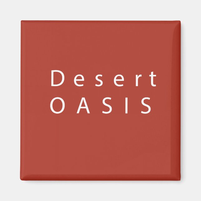 Desert OASIS Magnet (Framsidan)