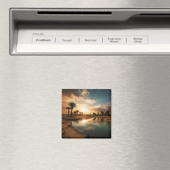 Desert Oasis Magnet (In Situ (Dishwasher))