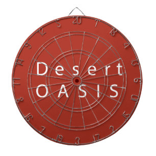 Desert OASIS Metall Cage Dartboard Darttavla