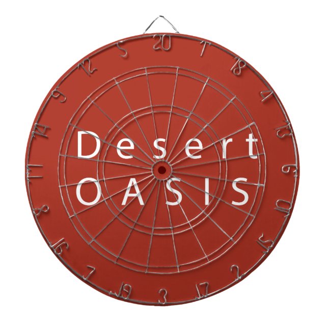 Desert OASIS Metall Cage Dartboard Darttavla (Framsidan)