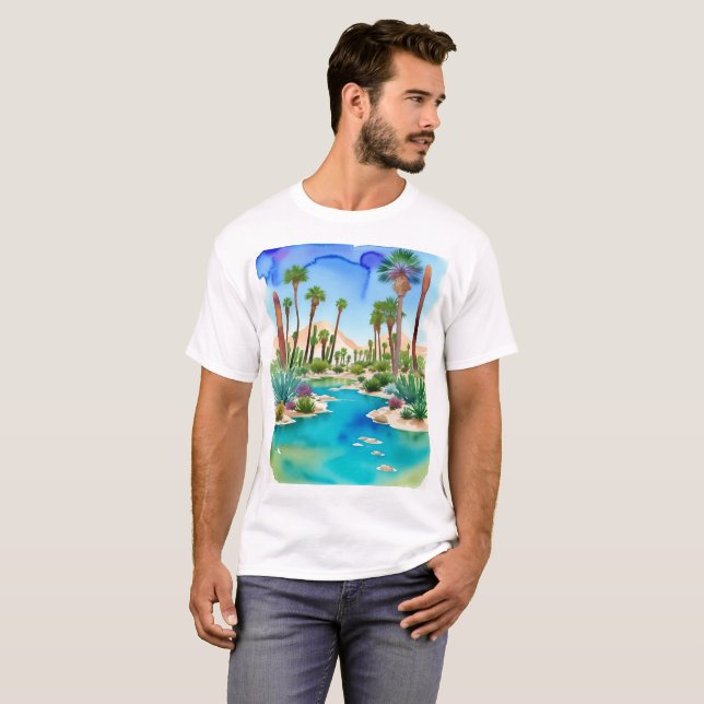 Desert Oasis T Shirt (Hel framsida)