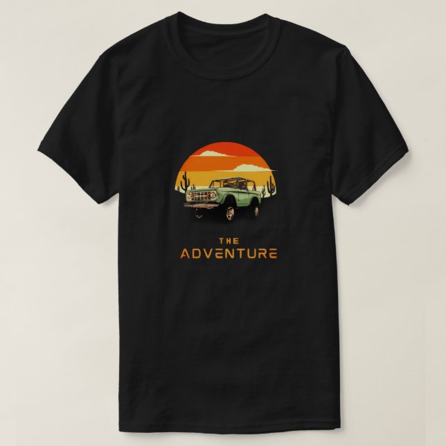 Desert Off-Road Äventyr T Shirt (Design framsida)