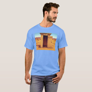 Desert Outhouse manar blå T-shirt