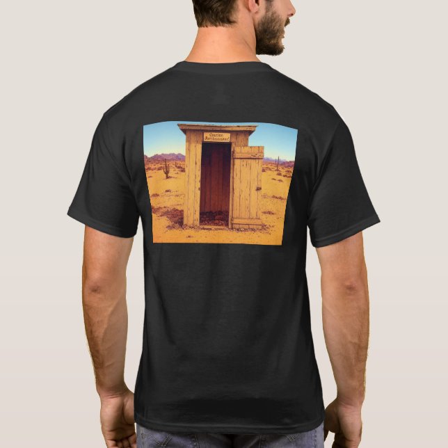 Desert Outhouse manar svart T-shirt back (Baksida)