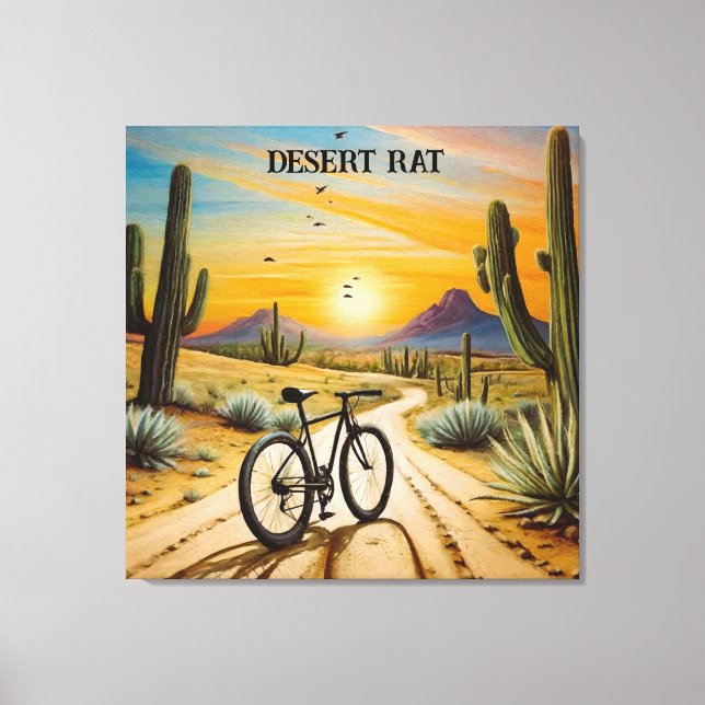 Desert Råtta, anpassadet Canvastryck (Framsida)