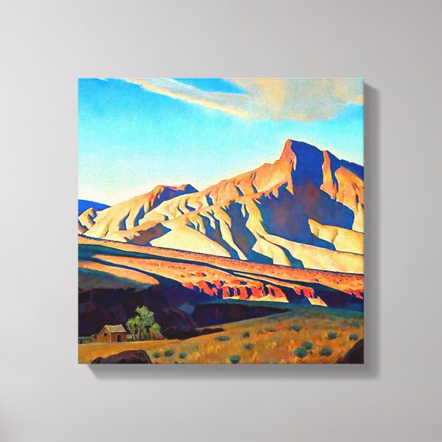 "Desert Råtta" av Maynard Dixon Canvastryck (Framsida)