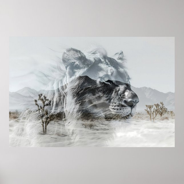 Desert: Regal Lejon Poster (Framsidan)