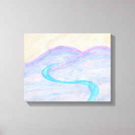 Desert River Kanvastryck