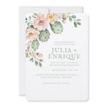 Desert Ro och Cactus Bröllop