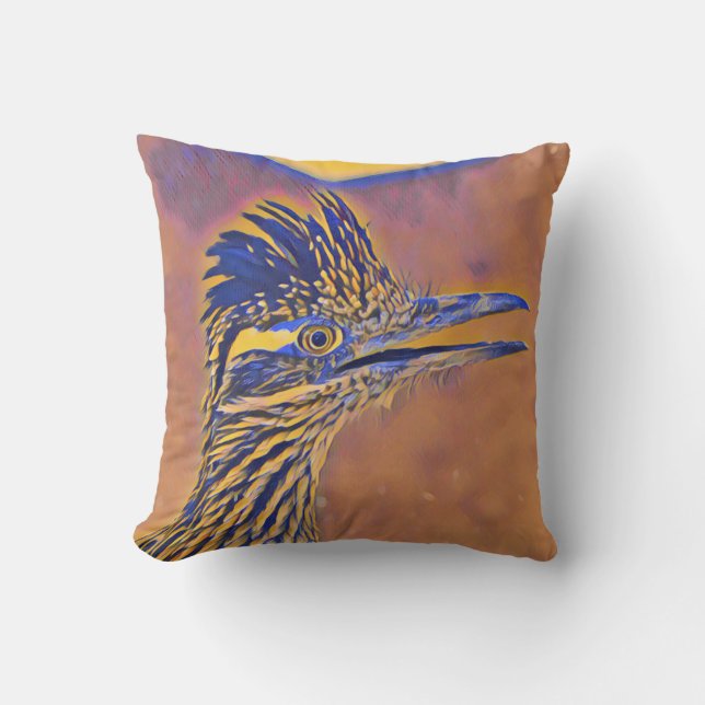 Desert Roadrunner Pillow Kudde (Framsida)