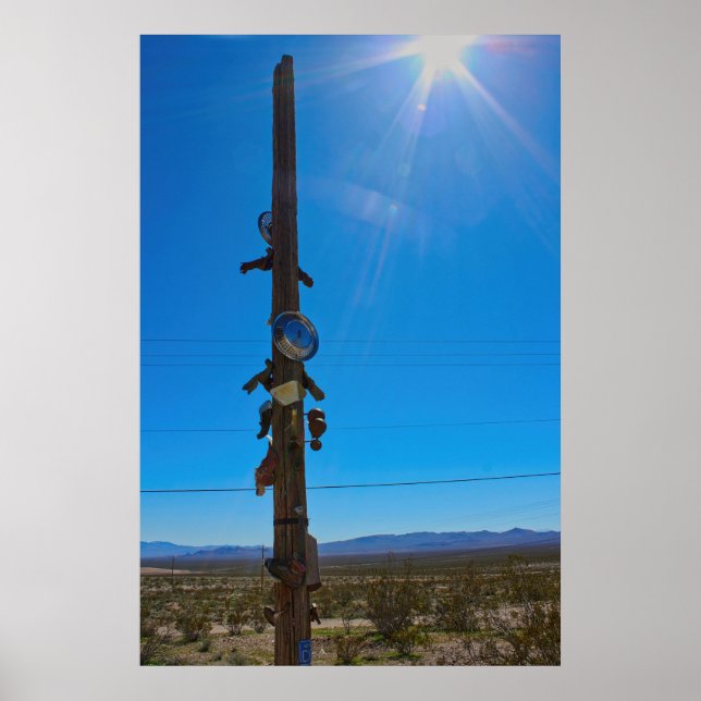 Desert Roadside Art Poster (Framsidan)