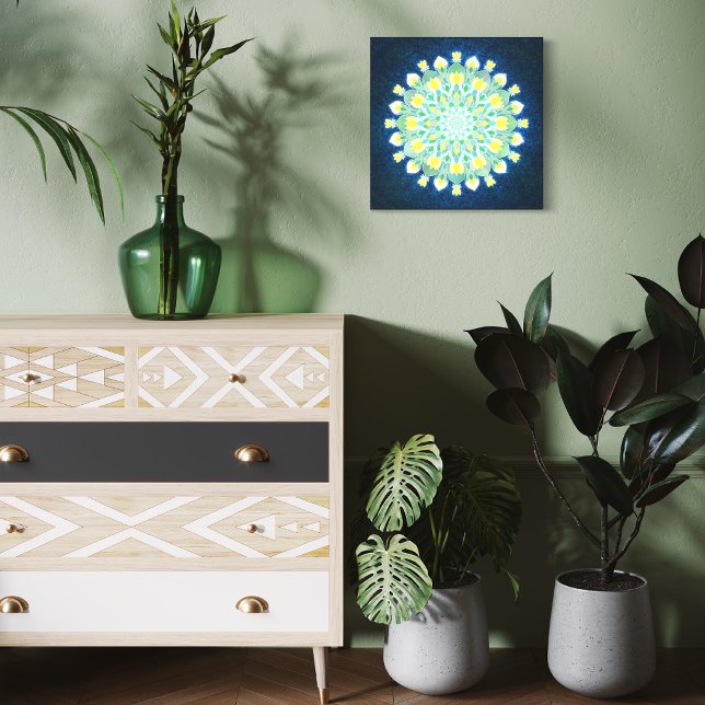 “Desert Rose Nocturne” Canvastryck (Skapare uppladdad)