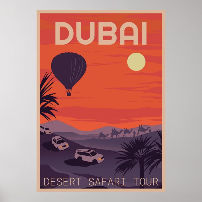 Desert Safari Tour Poster (Framsidan)