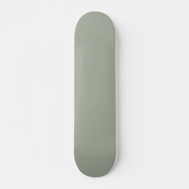 Desert Sage Solid Färg Mini Skateboard Bräda 18,5 Cm (Framsida)