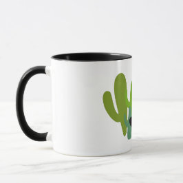 Desert Saguaro Cactus Retro Mugg