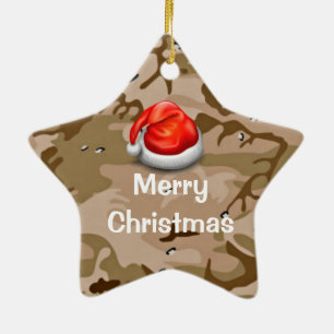 Desert Sand Camo T-Shirt God jul Ornament