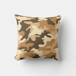 Desert Sand Camouflage Pillow Kudde