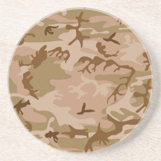 Desert Sand Camouflage Underlägg (Framsidan)