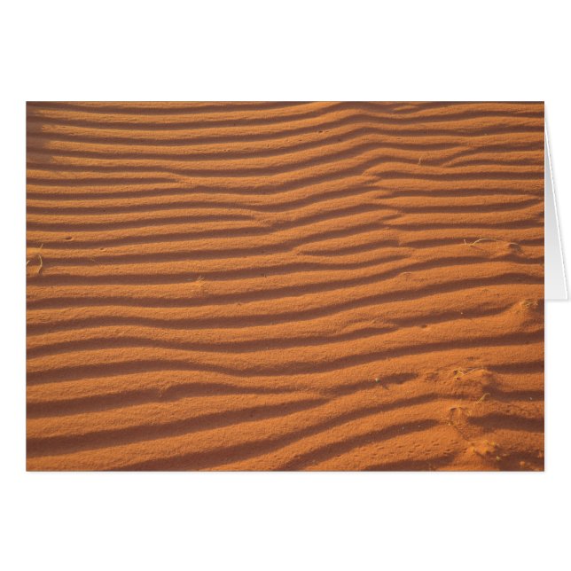 Desert Sands Hälsningskort (Framsidan Horizontal)