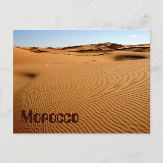 Desert Sands of Marocko Vykort (Framsida)