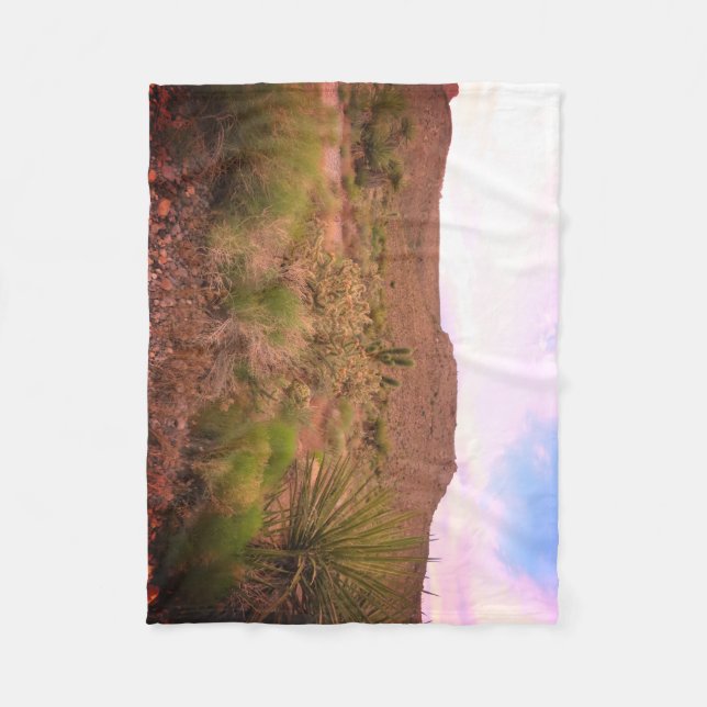Desert Scene Fleecefilt (Framsidan)