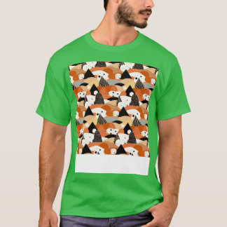 Desert Seamless Mönster Sand Dune Sahara Quicksand T Shirt