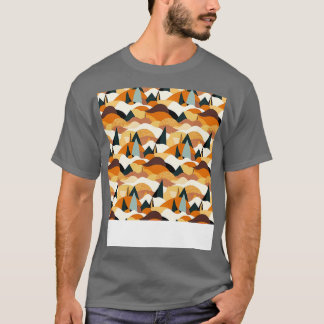 Desert Seamless Mönster Sand Dune Sahara Quicksand T Shirt