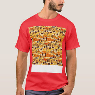 Desert Seamless Mönster Sand Dune Sahara Quicksand T Shirt